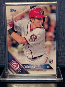 TREA TURNER 2016 TOPPS SERIES ONE BASEBALL #103 WASHINGTON NATIONALS RC - Picture 1 of 2