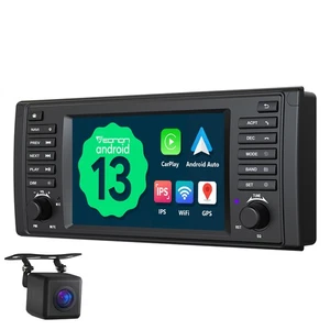 Eonon Android 13 Car Radio Stereo Sat Nav wireless CarPlay DAB+ WiFi for BMW E39 - Picture 1 of 22