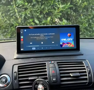 Pantalla táctil estéreo FM Apple CarPlay de 10,25" para BMW Serie 1 E81 E82 E87 E88 Foto 1 de 4