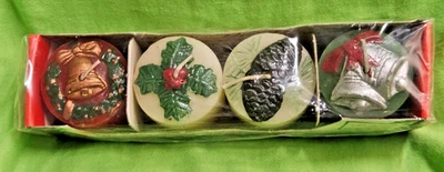 Hostess De Lites Vintage 4 Pack Votive Scented Christmas Candles SEALED - Image 1 of 4
