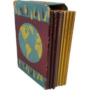 Wines of the World Pocket Library 8x Hardback Book Box Set Andre L Simon 1950 - Picture 1 of 12