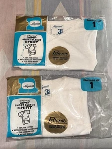 2 NEW 1970’s Nazareth 3 Months Infants’ Gripper Short Sleeve Shirt Vintage Baby - Picture 1 of 4