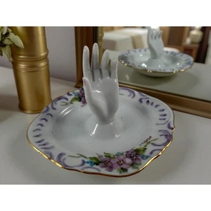 Vintage Ring Dish Tray with Ladies Hand - Picture 1 of 12