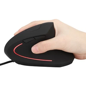 6D Ergonomic 800‑1200‑2000‑3200 Dpi Adjustable Optical Vertical Gaming Mou DTS - Picture 1 of 13