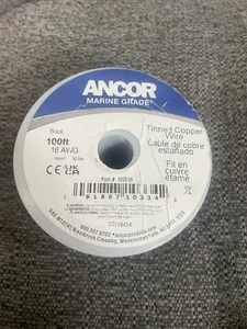 ANCOR MARINE GRADE PRODUCTS 102010 16 Ga Black Tinned Wire 100' - Picture 1 of 3