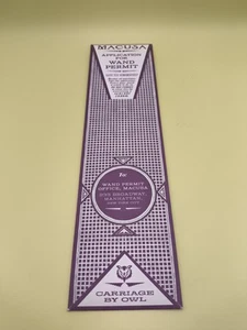 RARE MACUSA Wand Permit Application Prop Harry Potter Fantastic Beasts Gift 38cm - Imagen 1 de 4