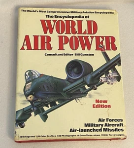 Vintage 1986 Buch The Encyclopedia Of World Air Power herausgegeben von Bill Gunston HC&DJ - Bild 1 von 24