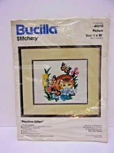 Bucilla Stitchery Playtime Kitten # 49210 - Bild 1 von 2