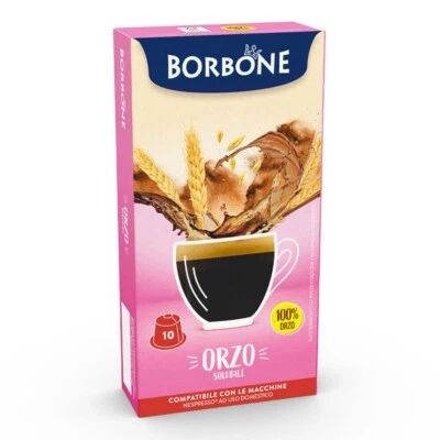 100 Capsule Caffè Borbone Espresso D'Orzo 100% Compatibili Nespresso