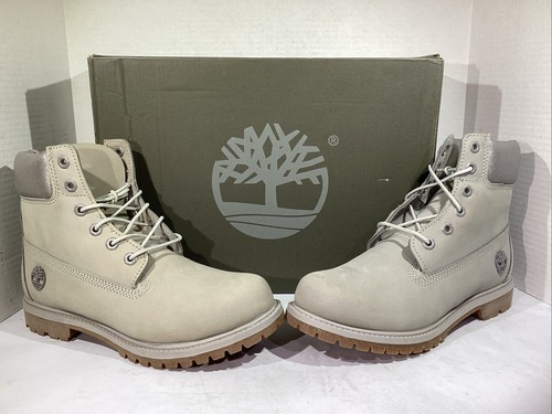 Stivali impermeabili Timberland da donna taglia 9 EU 40 grigi premium 6" pollici AJ 413