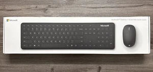 Microsoft QHG-00001 Wireless Bluetooth Desktop Keyboard w/ Mouse Factory Sealed - Picture 1 of 11