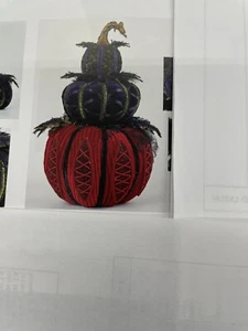 Katherine's Collection Witch Way to Witchville Pumpkin Stack - Picture 1 of 2