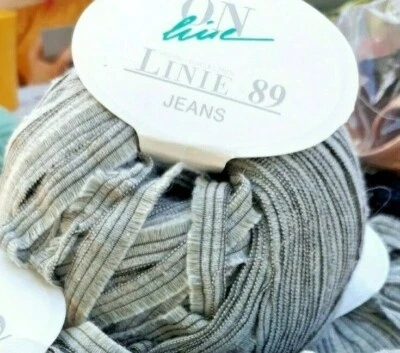 On Line Yarns Linie 89 Jeans 50 gram skein Kahki  One Skein - Image 1 of 4