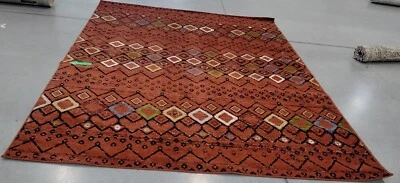 Alfombra de encuadernación dañada TERRACOT / MULTI 8' X 10' precio reducido 1172748205 AMS108D-8 Foto 1 de 4