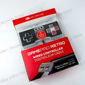 My Arcade GamePad Retro Wired Controller for NES and SNES Classic Wii Wii U - Picture 1 of 4