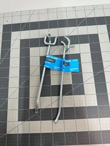 (2-Paquete) Gancho de clavija única Everbilt recto acero galvanizado clavija de 1/4" x 6" 656590 - Imagen 1 de 7