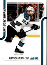2011-12 Score Hockey #383 Patrick Marleau