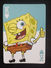 2004 Nick Nickelodeon Bicycle Playing Card SpongeBob SquarePants King Hearts
