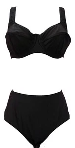 Special Triumph Bikini Set Underwired Low Leg 121664 HH916 ZTR056 Black 40C - Picture 1 of 1