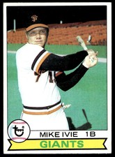 1979 Topps 538 Mike Ivie   San Francisco Giants  DP Baseball Card