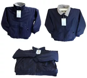 LAWPRO BY QUARTERMASTER TEMPEST JACKET NAVY COAT W/ GREY FLEECE LINING 2X-LARGE - Picture 1 of 7