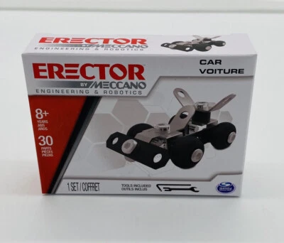 Erector By Meccano Engineering & Robotics Construction Set ~ Car Black ~ New - Image 1 of 4
