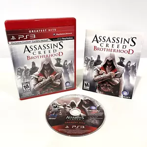 ASSASSIN’S CREED BROTHERHOOD PS3 SONY PLAYSTATION 3 COMPLETE SET 2010 UBISOFT - Picture 1 of 4