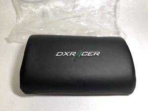 DXRACER Black & Green Pillow Lumbar Support Replacement 12” x 7” x 3”