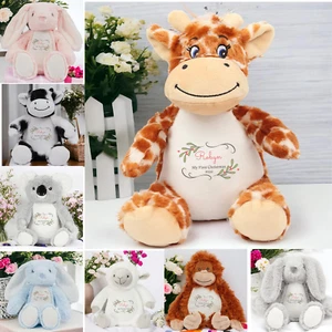 Peluche Personalizzato Il Mio Primo Natale - Holly Scroll | Regalo Bambini Personalizzato - Foto 1 di 12