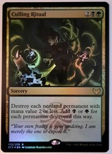MTG Strixhaven: School of Mages CULLING RITUAL 172/275 Rare FOIL M/NM