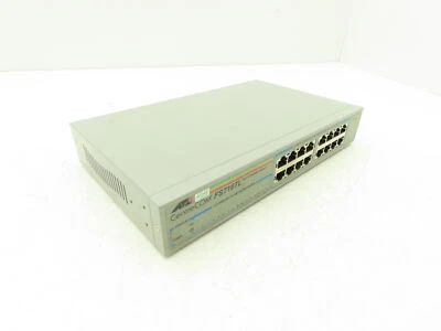 Allied Telesis FS716TL Fast Ethernet Switch CentreCOM 16 Port 100-240VAC 0.4A - Image 1 of 4