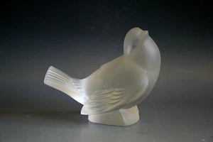 LALIQUE MOINEAU MOQUER PAPERWEIGHT - Picture 1 of 4