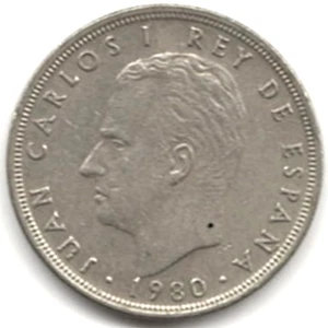 1981 SPAIN FIVE PESETAS ~ YOU GRADE IT. stk 11 - Picture 1 of 4