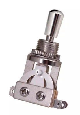 3-Way Electric Guitar Selector Toggle Position Switch Les Paul instrument Silver - Image 1 of 4