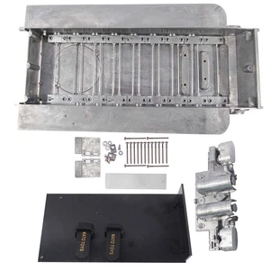Chasis metálico tanque de radiocontrol Mato Tiger I con barra de suspensión tensor de pista MT041 1/16 - Imagen 1 de 5