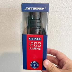 JETBeam MS-R25 Rechargeable Tactical Military LED Flashlight, 1200 Max Lumens - Picture 1 of 5