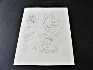 "Heilige Nacht" Christmas Carol by GEORGE GROSZ - 1939 Art Reproduction Print. - Picture 1 of 8