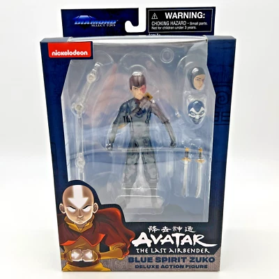 Figura de acción Diamond Select Avatar Last Airbender Series 5 BLUE SPIRIT ZUKO NUEVO Foto 1 de 2