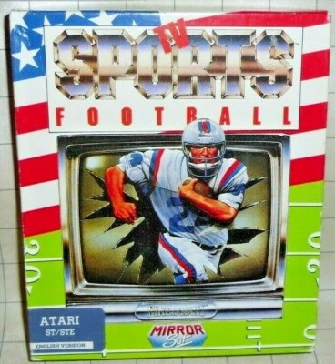 TV Sport Football Atari PC Game CIB Tested & Works - Cinemaware - Image 1 of 4