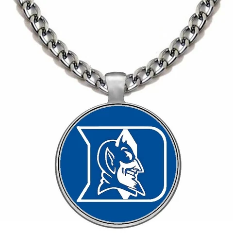 Blue Devils Mens Womens 24" Stainless Steel Chain Pendant Necklace D5 Cover