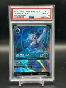 PSA 10 GEM MINT Gramma Tala - Spirit Of The Ocean ENCHANTED Disney Lorcana #217 - Picture 1 of 2