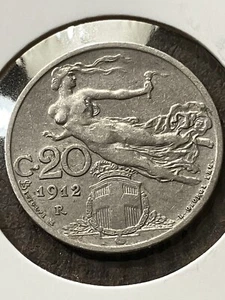 Italia 20 Centesimi, 1912 - Foto 1 di 3