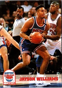 1993 Hoops Jayson Williams #375 New Jersey Nets Basketball Card - Picture 1 of 2