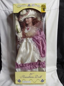Vintage Victorian Beauty Beautiful Porcelain Doll 20" - Picture 1 of 5