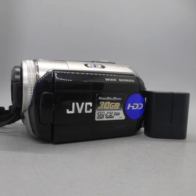 JVC GZ-MG77EK Handheld High Definition HDD Camcorder Black Tested - Image 1 of 4