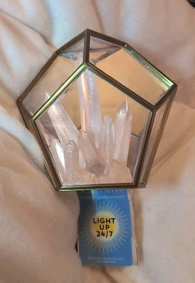 Bath & Body Works Wallflowers Fragrance Plug Diffuser Crystal Cluster 24/7 Light - Image 1 of 4