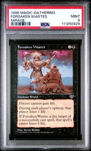 Magic the Gathering - Mirage Forsaken Wastes 1996 PSA 9 - Picture 1 of 2