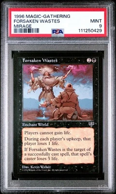 Magic the Gathering - Mirage Forsaken Wastes 1996 PSA 9 - Image 1 of 2
