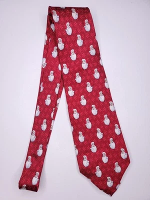 Corbata Formal Claybrooke Navidad Para Hombre 57"Lx3.75"W Corbata Cuello Roja Foto 1 de 4