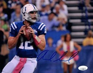 Andrew Luck Signed 8x10 Indianapolis Colts Color NFL Photo - JSA Authentication - Picture 1 of 3